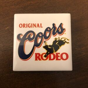 Coors light rodeo cowboy pin